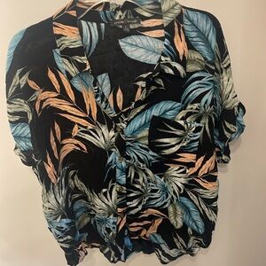 Plant/Leaves Covered Shirt